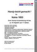 Cover: NOKIA 1800 leicht-gemacht - telecomputer marketing