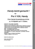 Cover: Pro V XXL Handy leicht-gemacht - telecomputer marketing