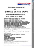 Cover: SAMSUNG GT-S6500 Galaxy leicht-gemacht - telecomputer marketing