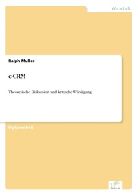 Enlarge image Cover: e-CRM - diplom.de