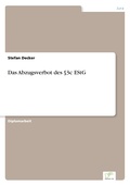 Cover: Das Abzugsverbot des ?3c EStG - diplom.de