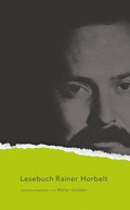 Cover: Lesebuch Rainer Horbelt - Aisthesis