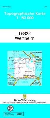 Abbildung von: L6322 Wertheim - Landesamt für Geoinformation und Landentwicklung Baden-Württemberg (LGL)