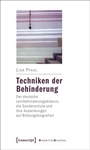 Cover: Techniken der Behinderung - transcript