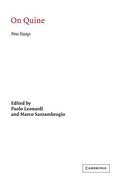 Cover: On Quine - Cambridge University Press