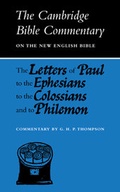 Cover: The Letters of Paul to the Ephesians to the Colossians and to Philemon - Cambridge University Press