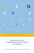 Cover: Perspectivas te&oacute;ricas y experimentales sobre el espa&ntilde;ol de la Argentina - Vervuert Verlagsgesellschaft