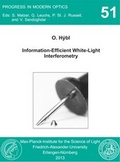 Cover: Information-Efficient White Light Interferometry - Universit&auml;t Erlangen-N&uuml;rnberg Lehrstuhl f. Mikrocharakterisierung