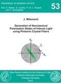 Cover: Generation of Nonclassical Polarization States of Intense Light using Photonic Crystal Fibers - Universit&auml;t Erlangen-N&uuml;rnberg Lehrstuhl f. Mikrocharakterisierung