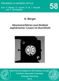 Cover: Absolutverfahren zum Nulltest asph&auml;rischer Linsen im Durchlicht - Universit&auml;t Erlangen-N&uuml;rnberg Lehrstuhl f. Mikrocharakterisierung
