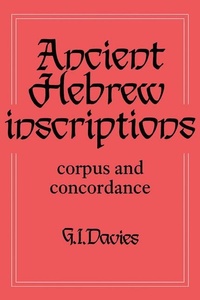 Enlarge image Cover: Ancient Hebrew Inscriptions: Volume 1 - Cambridge University Press