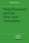 Cover: Piers Plowman and the New Anticlericalism - Cambridge University Press