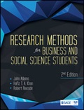 Cover: Research Methods for Business and Social Science Students - SAGE Publications India Pvt Ltd