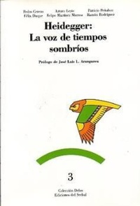 Abbildung von: Heidegger : la voz de tiempos sombríos - Ediciones del Serbal, S.A.
