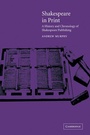 Cover: Shakespeare in Print - Cambridge University Press
