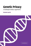 Cover: Genetic Privacy - Cambridge University Press
