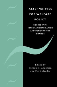 Enlarge image Cover: Alternatives for Welfare Policy - Cambridge University Press