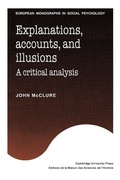 Cover: Explanations, Accounts, and Illusions - Cambridge University Press