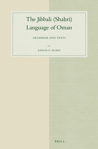 Abbildung von: The Jibbali (Shah?ri) Language of Oman - Brill