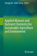 Cover: Applied Manure and Nutrient Chemistry for Sustainable Agriculture and Environment - Springer