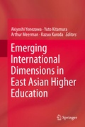 Cover: Emerging International Dimensions in East Asian Higher Education - Springer