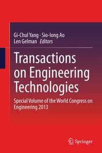 Enlarge image Cover: Transactions on Engineering Technologies - Springer