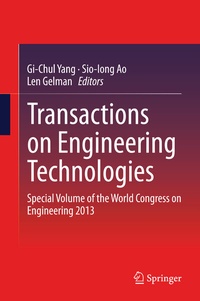 Enlarge image Cover: Transactions on Engineering Technologies - Springer