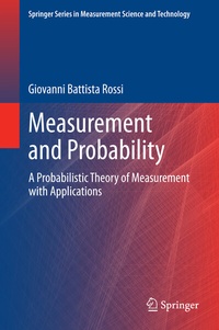 Enlarge image Cover: Measurement and Probability - Springer