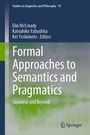 Cover: Formal Approaches to Semantics and Pragmatics - Springer
