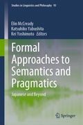 Cover: Formal Approaches to Semantics and Pragmatics - Springer