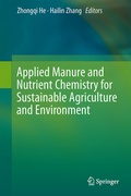Cover: Applied Manure and Nutrient Chemistry for Sustainable Agriculture and Environment - Springer