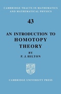 Cover: An Introduction to Homotopy Theory - Cambridge University Press
