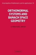 Cover: Orthonormal Systems and Banach Space Geometry - Cambridge University Press