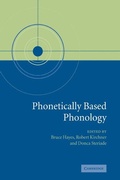 Cover: Phonetically Based Phonology - Cambridge University Press