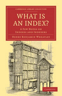 Abbildung von: What is an Index? - Cambridge University Press