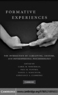 Cover: Formative Experiences - Cambridge University Press