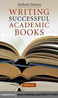 Cover: Writing Successful Academic Books - Cambridge University Press
