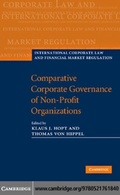 Cover: Comparative Corporate Governance of Non-Profit Organizations - Cambridge University Press
