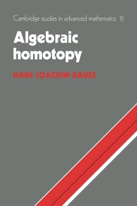 Abbildung von: Algebraic Homotopy - Cambridge University Press
