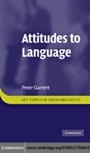 Cover: Attitudes to Language - Cambridge University Press