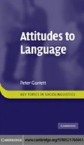 Cover: Attitudes to Language - Cambridge University Press