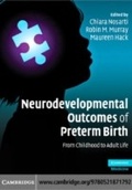 Cover: Neurodevelopmental Outcomes of Preterm Birth - Cambridge University Press