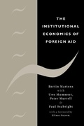 Cover: The Institutional Economics of Foreign Aid - Cambridge University Press