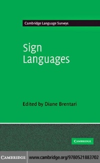 Abbildung von: Sign Languages - Cambridge University Press
