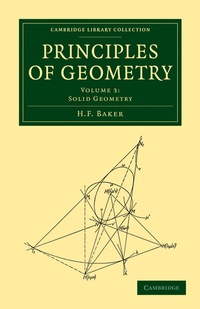 Abbildung von: Principles of Geometry: Volume 3, Solid Geometry - Cambridge University Press