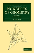Cover: Principles of Geometry - Cambridge University Press