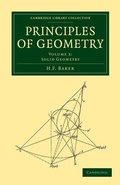 Cover: Principles of Geometry - Cambridge University Press