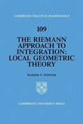 Cover: The Riemann Approach to Integration - Cambridge University Press