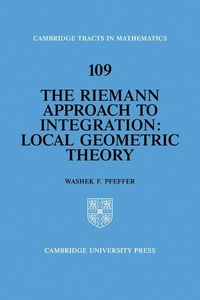 Enlarge image Cover: The Riemann Approach to Integration - Cambridge University Press