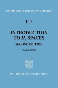 Abbildung von: Introduction to Hp Spaces - Cambridge University Press